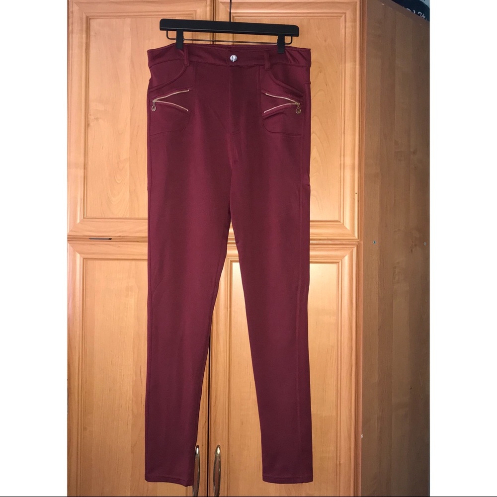 Burgundy Dress Pants